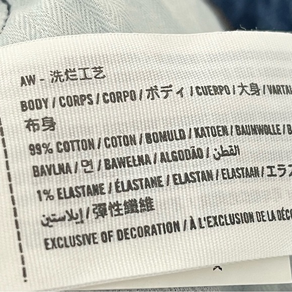 A&F 27/4s Dad Curve Love high rise Jeans Abercrombie & Fitch short the - Picture 7 of 11